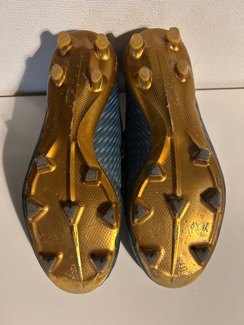 値下げ可能‼️adidas X スパイクシューズ 青/金