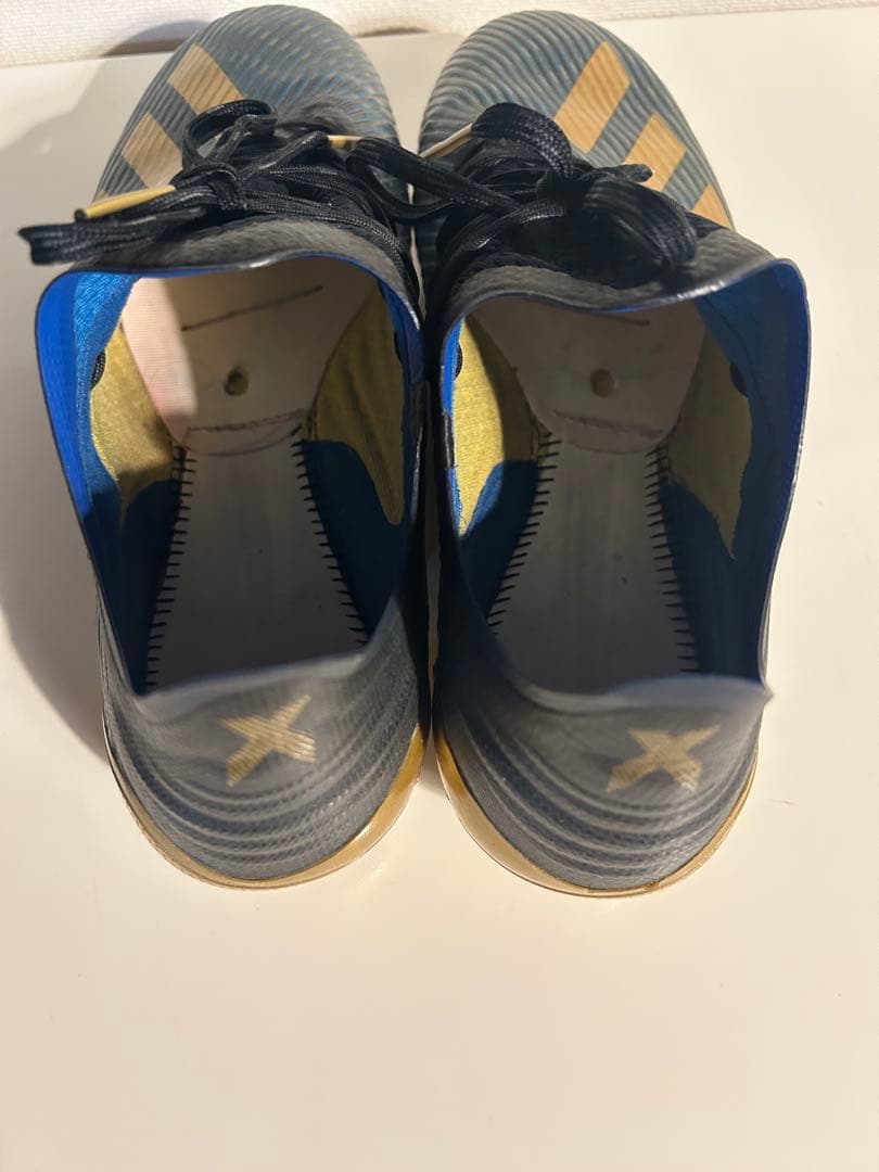 値下げ可能‼️adidas X スパイクシューズ 青/金