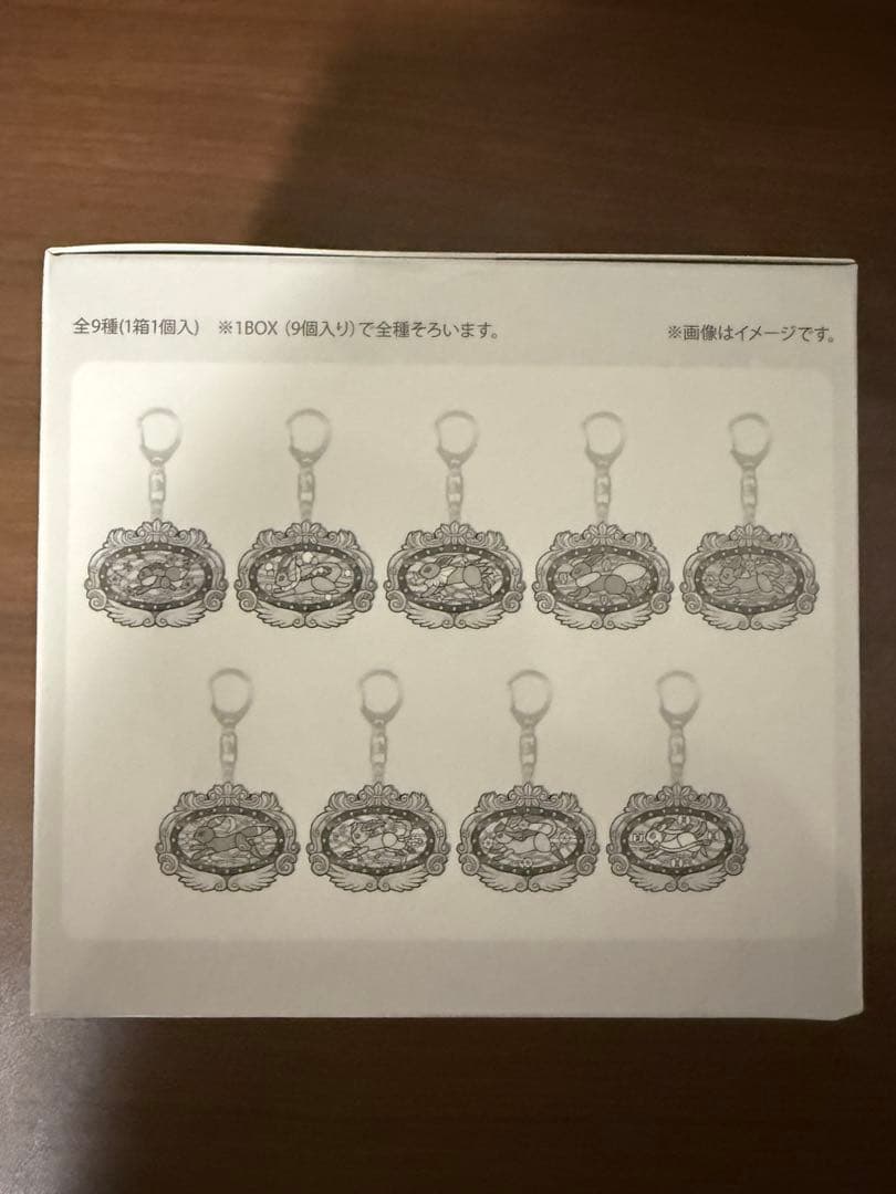 ポケパークカントー限定　イーブイズ　アクリルキーホルダー　フルコンプセット