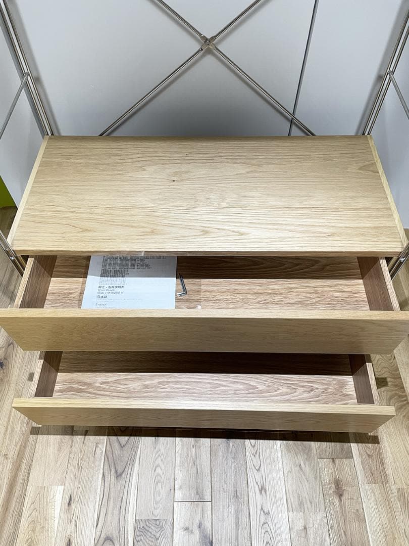 【美品】無印良品 スチールユニットシェルフ ワードローブセット
