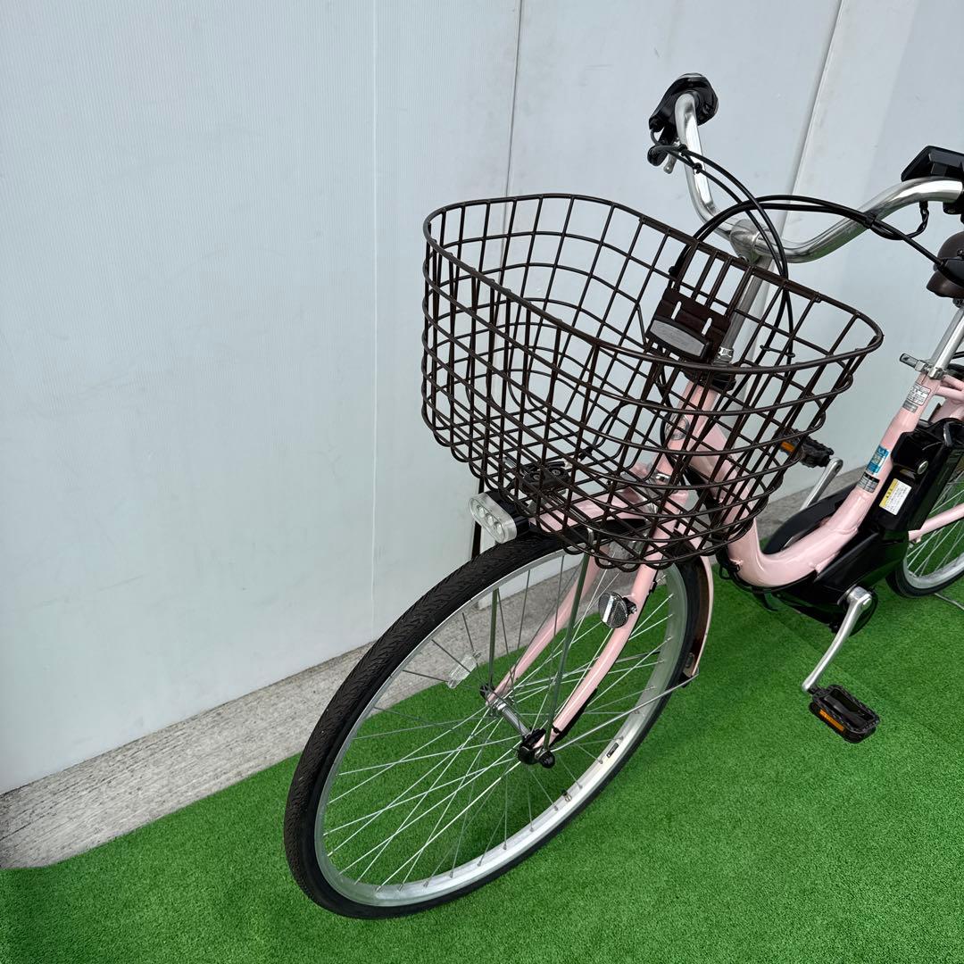 ブリヂストン電動アシスト自転車26インチ ピンク