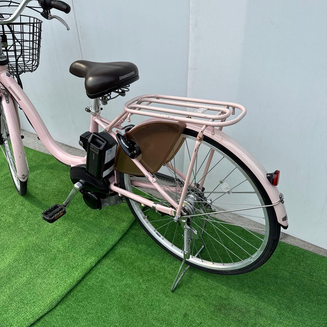 ブリヂストン電動アシスト自転車26インチ ピンク