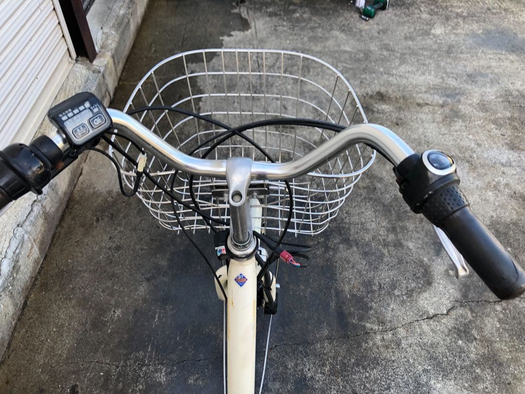 ブリヂストン新機種電動アシスト自転車フロンティア26インチアイボリーアルミボディ