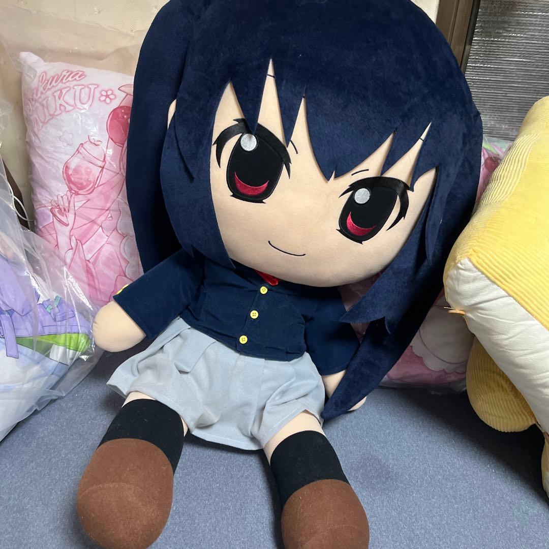 けいおん　中野梓　びっくりびっぐぬいぐるみ　70cm 価格交渉可能