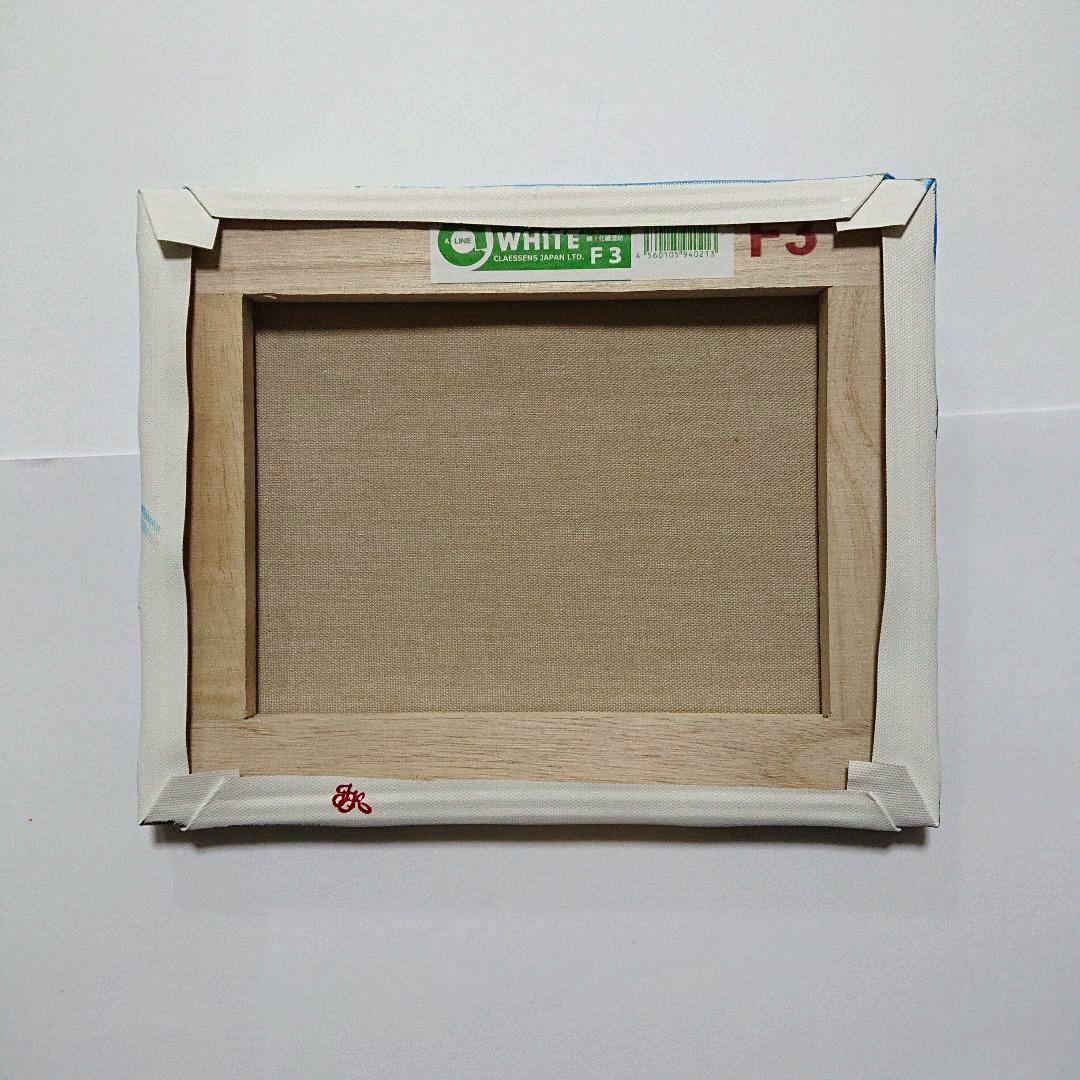 【常夏の花】アクリル画 F3 風景画 絵画