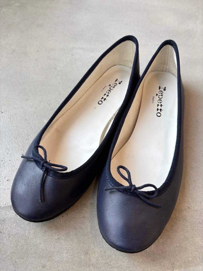Repetto ネイビー バレエシューズ 36.5