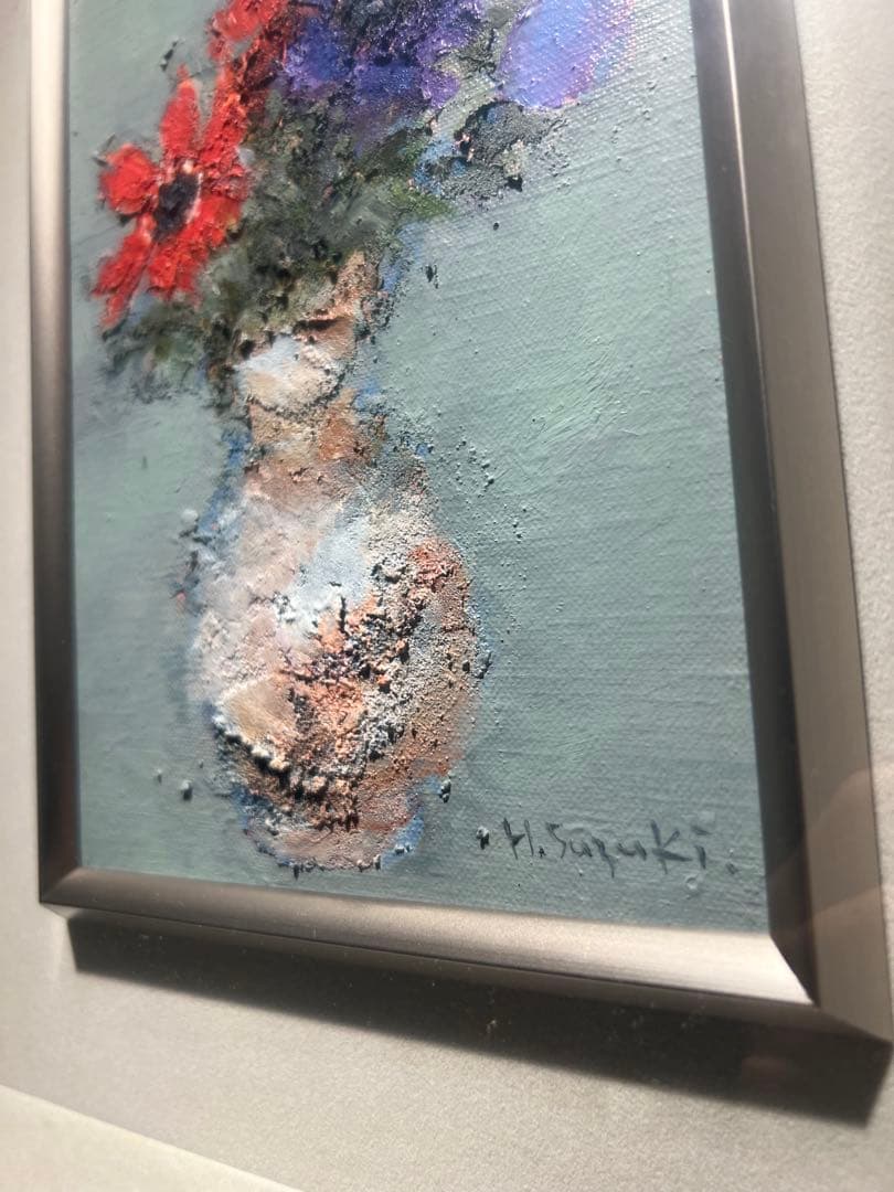 印象派　肉筆油彩画　【静物画】作者不詳