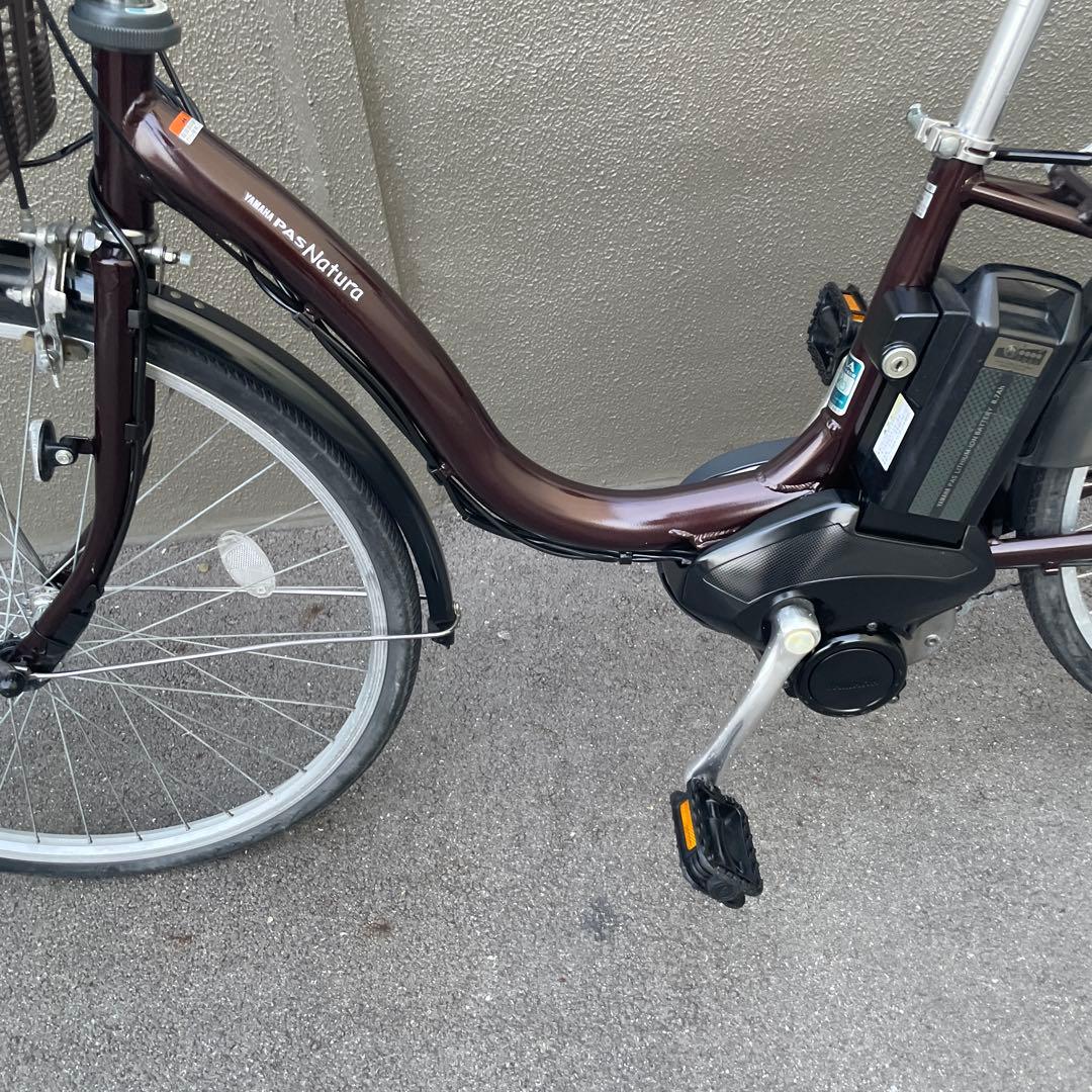 ヤマハ電動アシスト自転車26インチブラウン