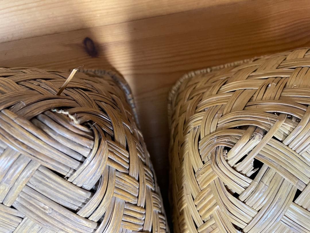 柳行李 こうり 行李 ビンテージ衣装入　エコメルカリ便の承認お願い致します