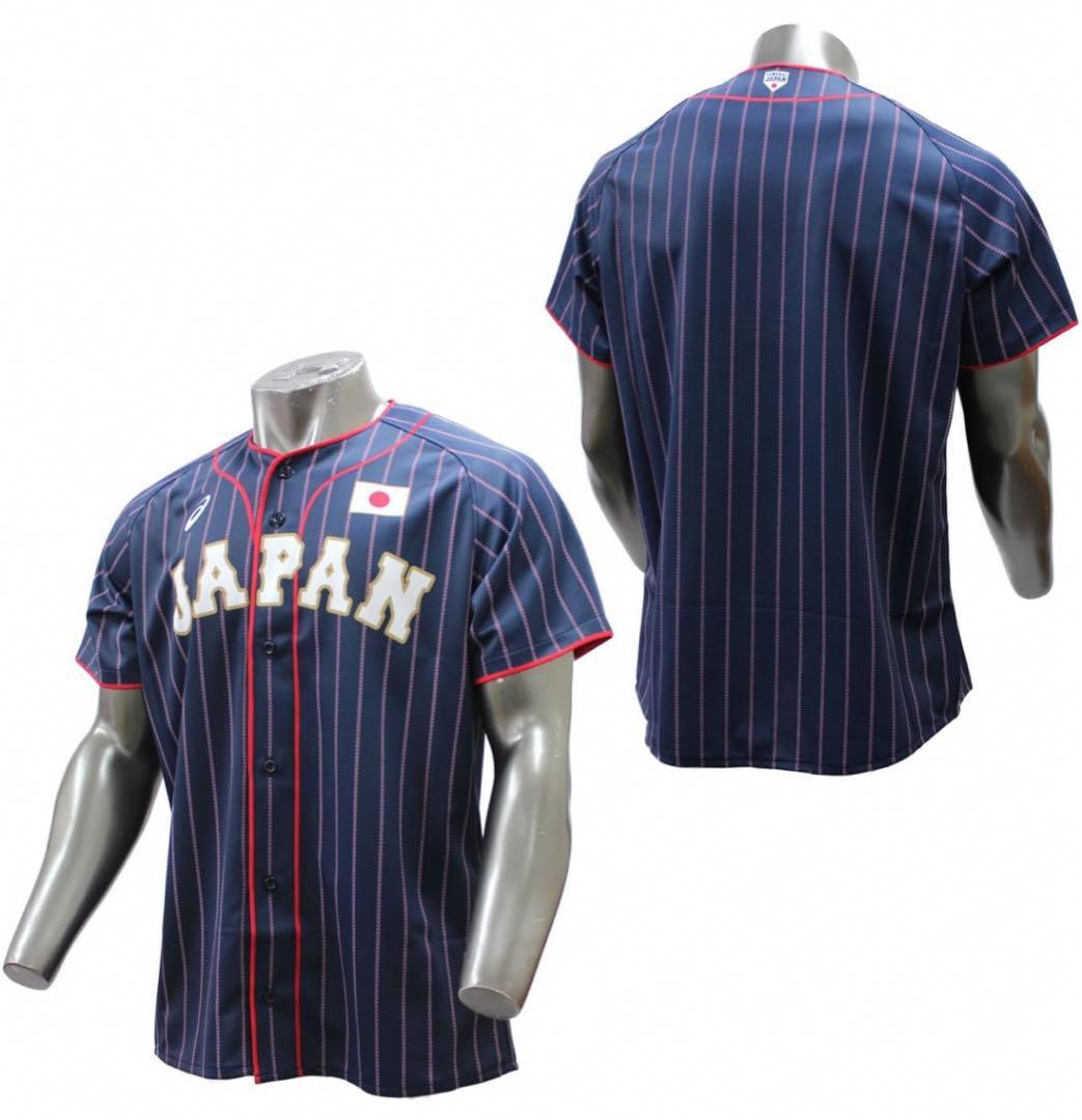 【JAPAN】侍ジャパン 日本代表 asics ユニフォーム 黒 FサイズWBC