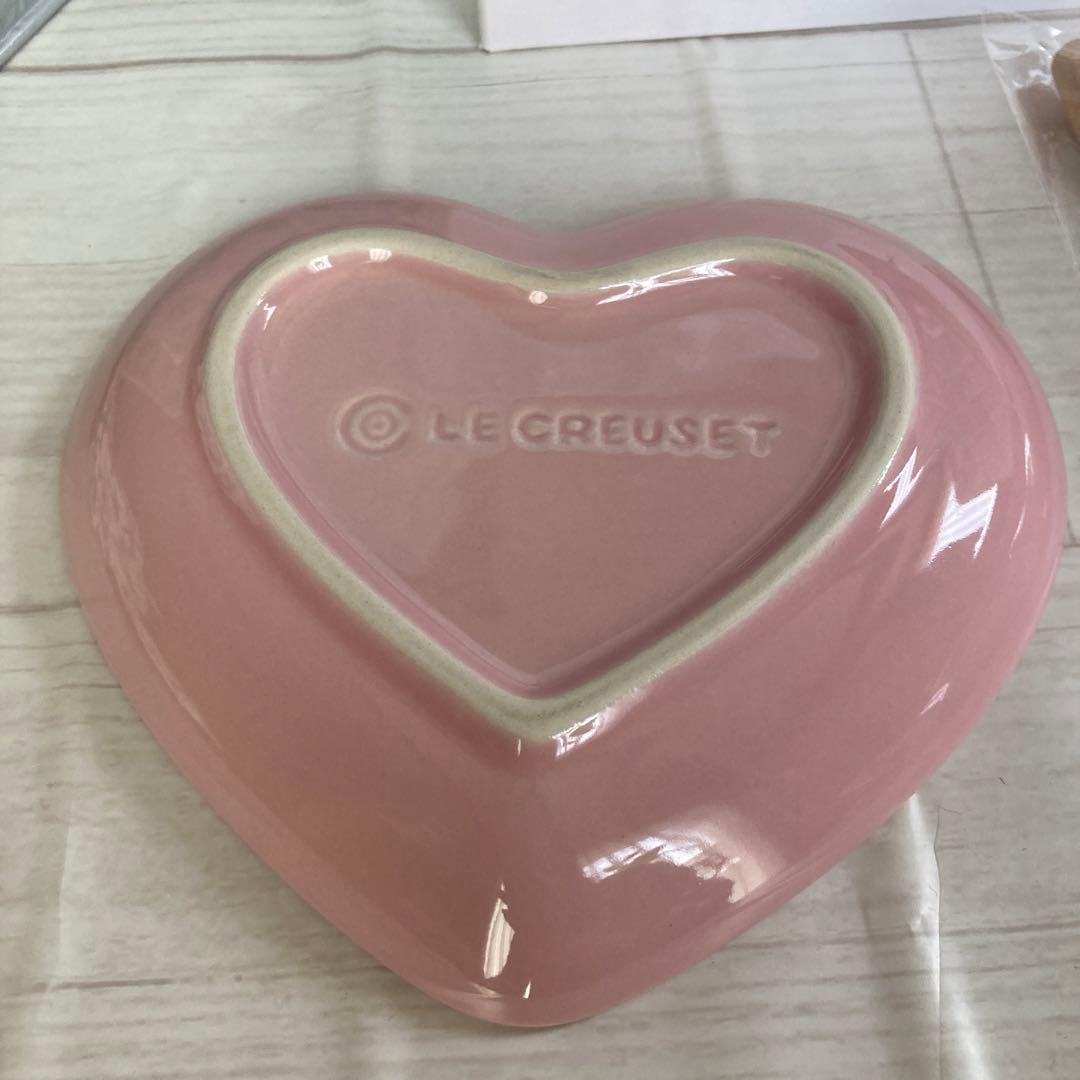 LE CREUSET ルクルーゼ　ピンク　ハート　レクタンギュラー　スパチュラ
