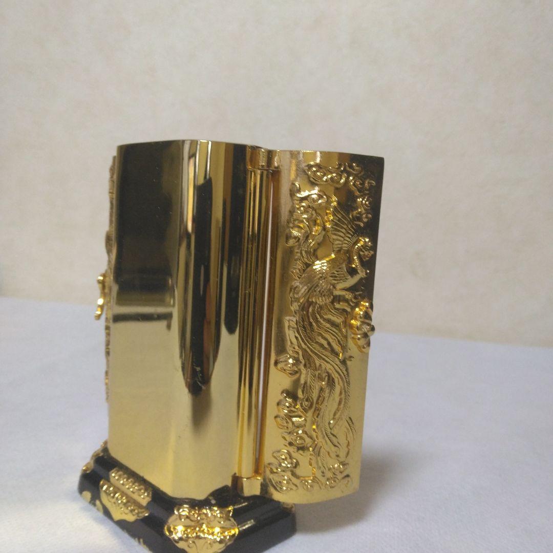 仏像 〔真如苑〕 厨子菩薩 金メッキ 金属工芸