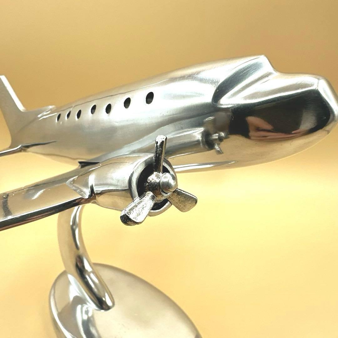 DULTON ダルトン DC-3 plane L 飛行機 アルミ オブジェ 置物