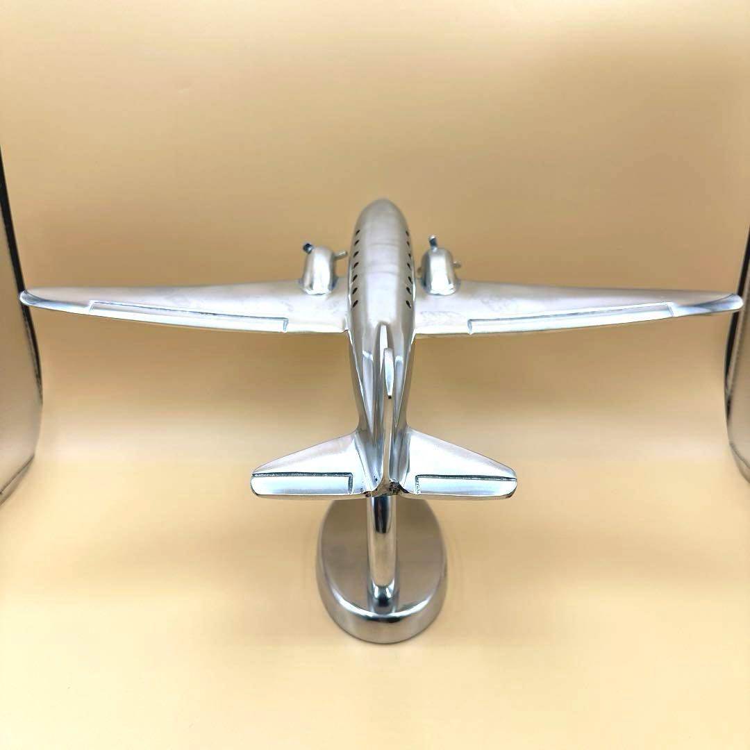 DULTON ダルトン DC-3 plane L 飛行機 アルミ オブジェ 置物