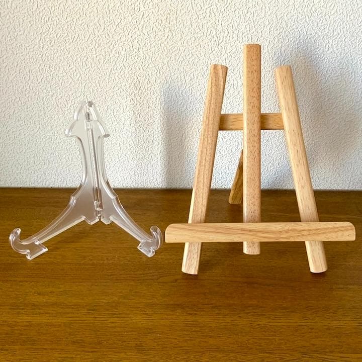 風景画/花の風景「ネモフィラ畑」油絵F3 木製フレーム付き