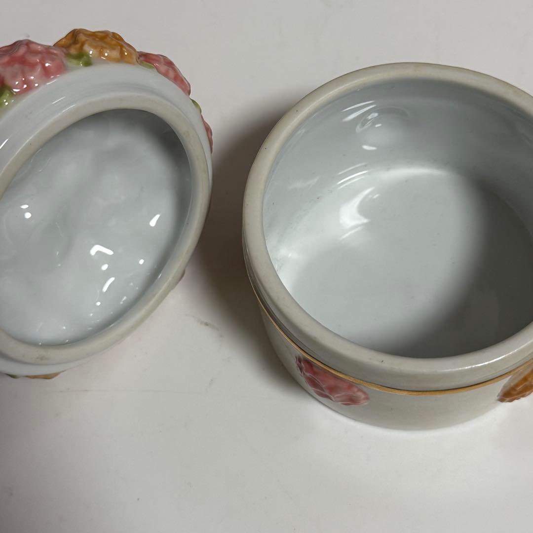 【キティ】30周年 キティ＆ミミィ 陶器製小物入れ