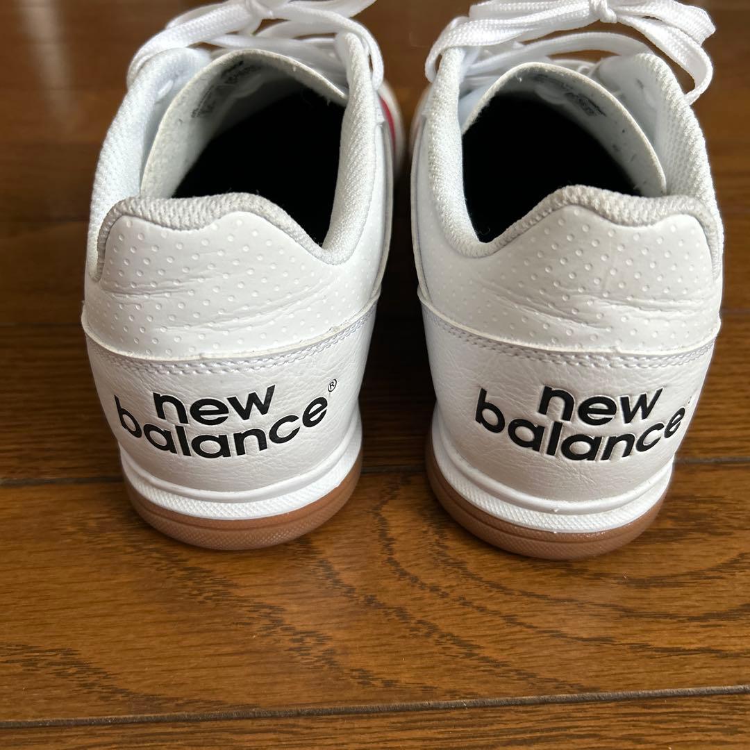 New Balance 442 フットサルシューズ ホワイト/ピンク