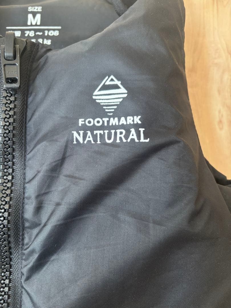 FOOTMARK NATURAL Mサイズ ライフジャケット　2点セット