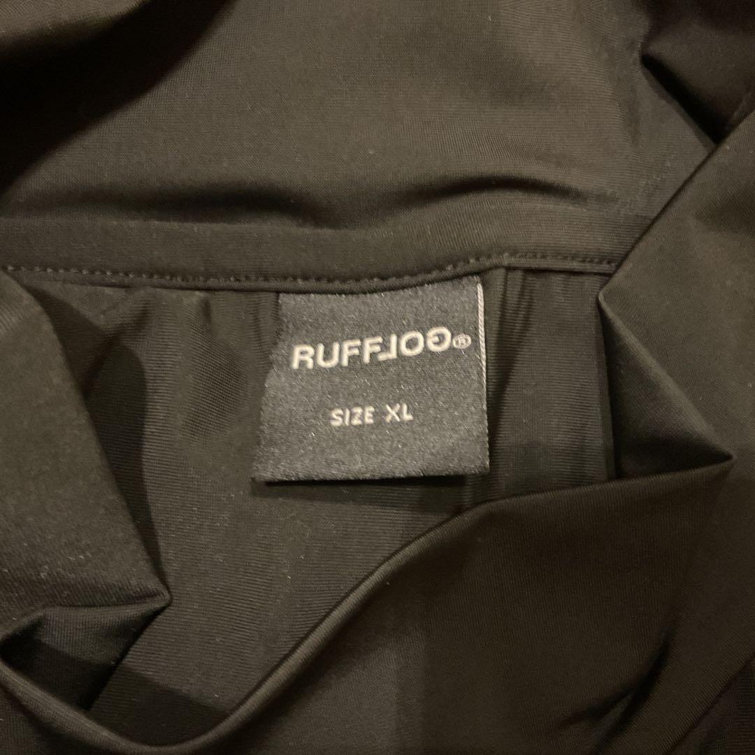 RFLG BACK LOGO MOCK NECK TEE XLサイズ　ブラック