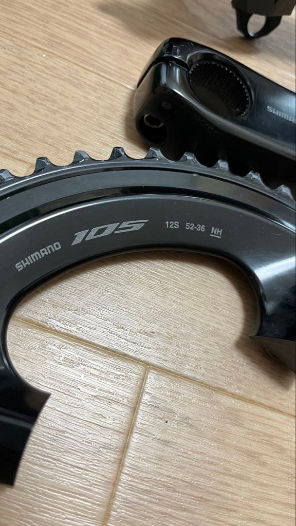Shimano 105 クランクセット 165mm ブラック