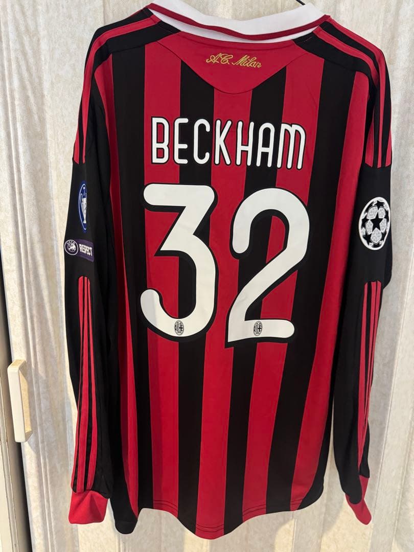 ACミラン 長袖ユニフォーム BECKHAM 32 CL仕様