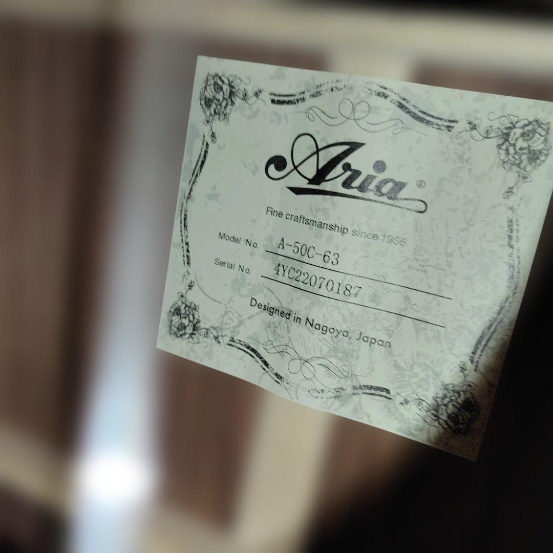 Aria A-50C-63 アコースティックギター