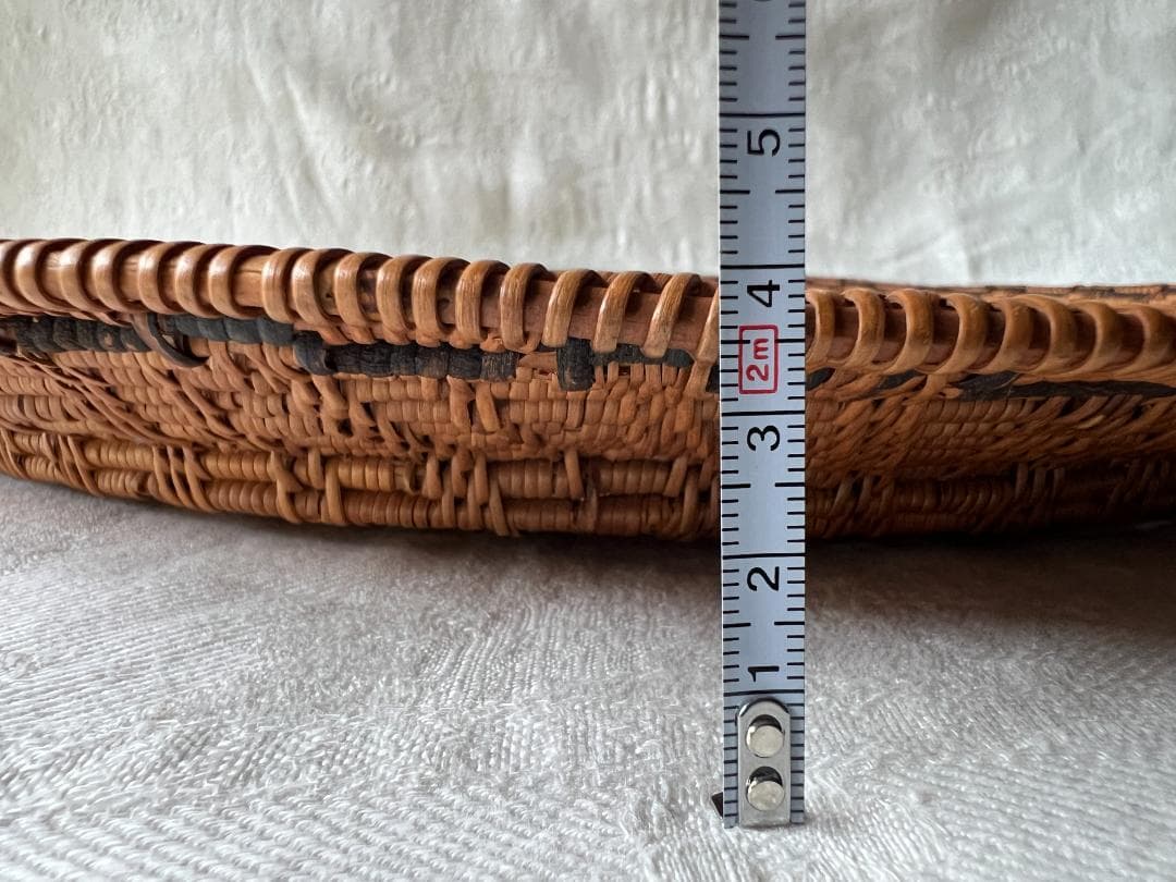 アタ製品　大判トレイ　幾何学模様　径約48cm
