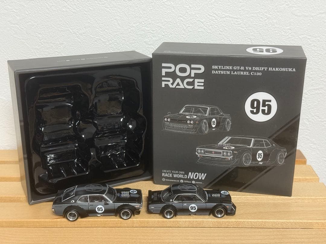 POPRACE 1/64 GTRvsDRIFT 95 box サイン入り