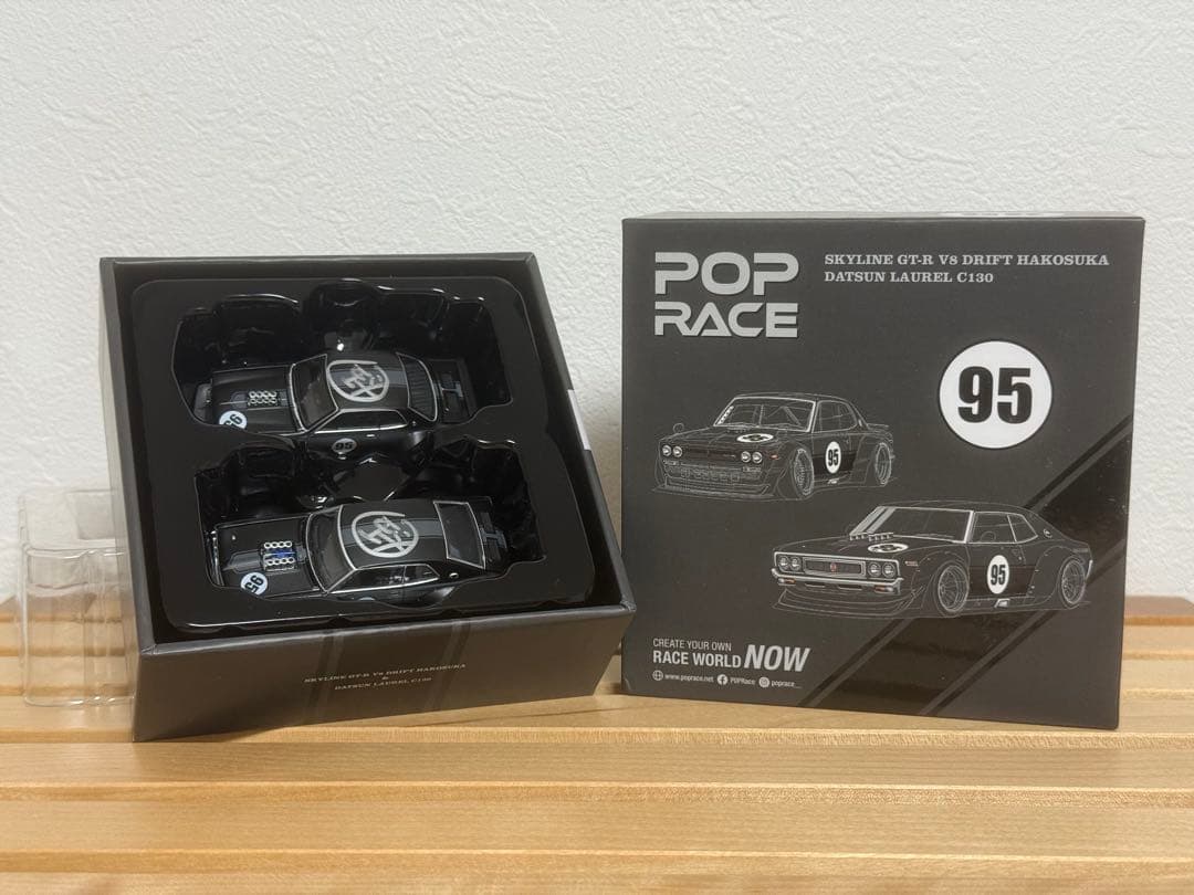 POPRACE 1/64 GTRvsDRIFT 95 box サイン入り