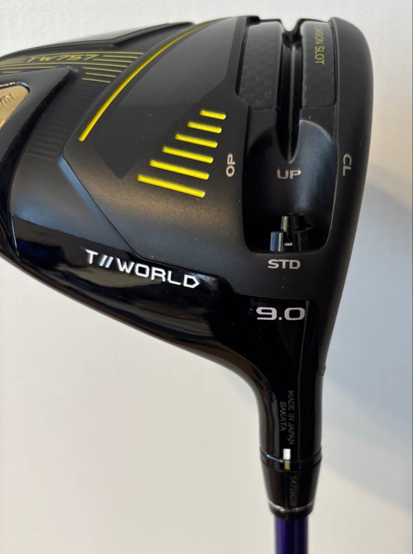 ホンマTW757 DPLUSドライバー 9.0度 フレックスS