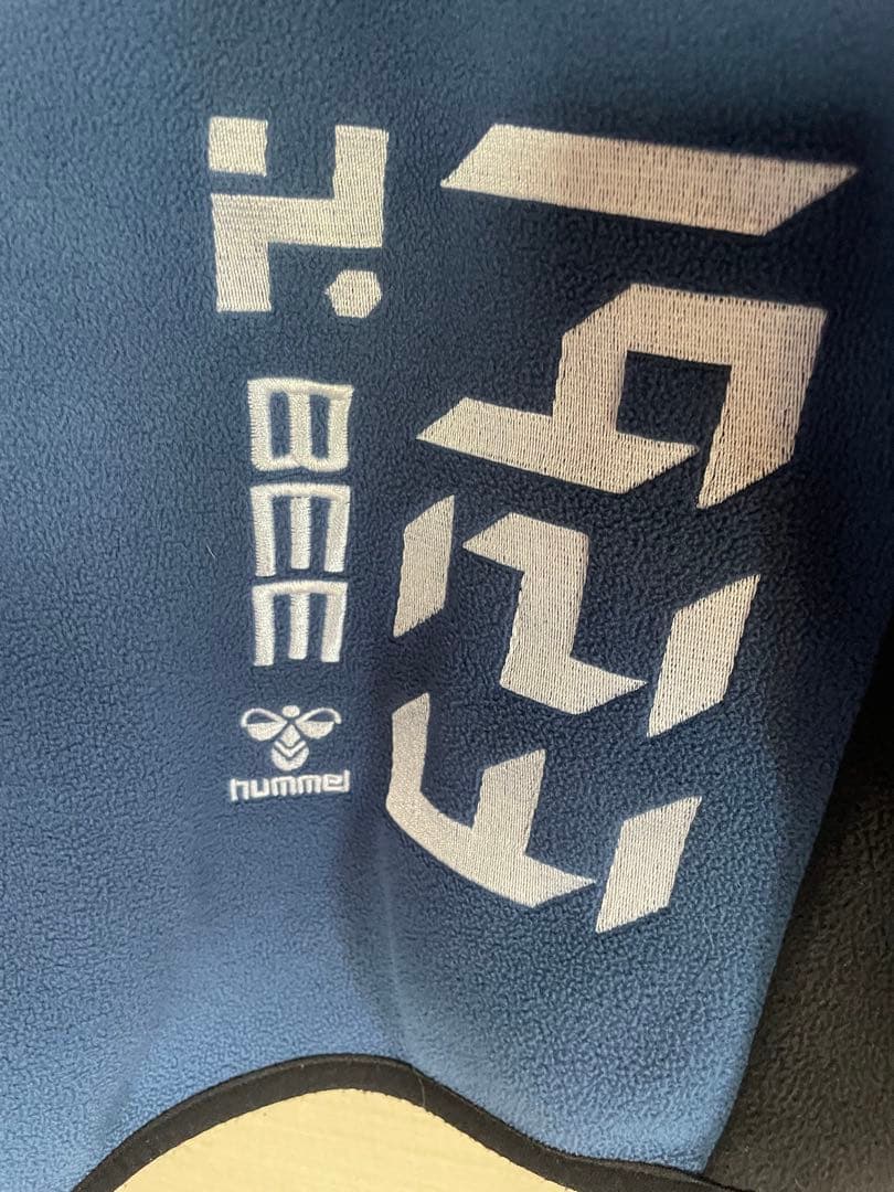 hummel フード付きジャケット 青