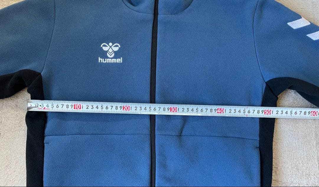 hummel フード付きジャケット 青