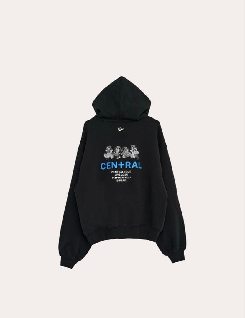 King Gnu CEN+RAL HOODIE XL ブラック