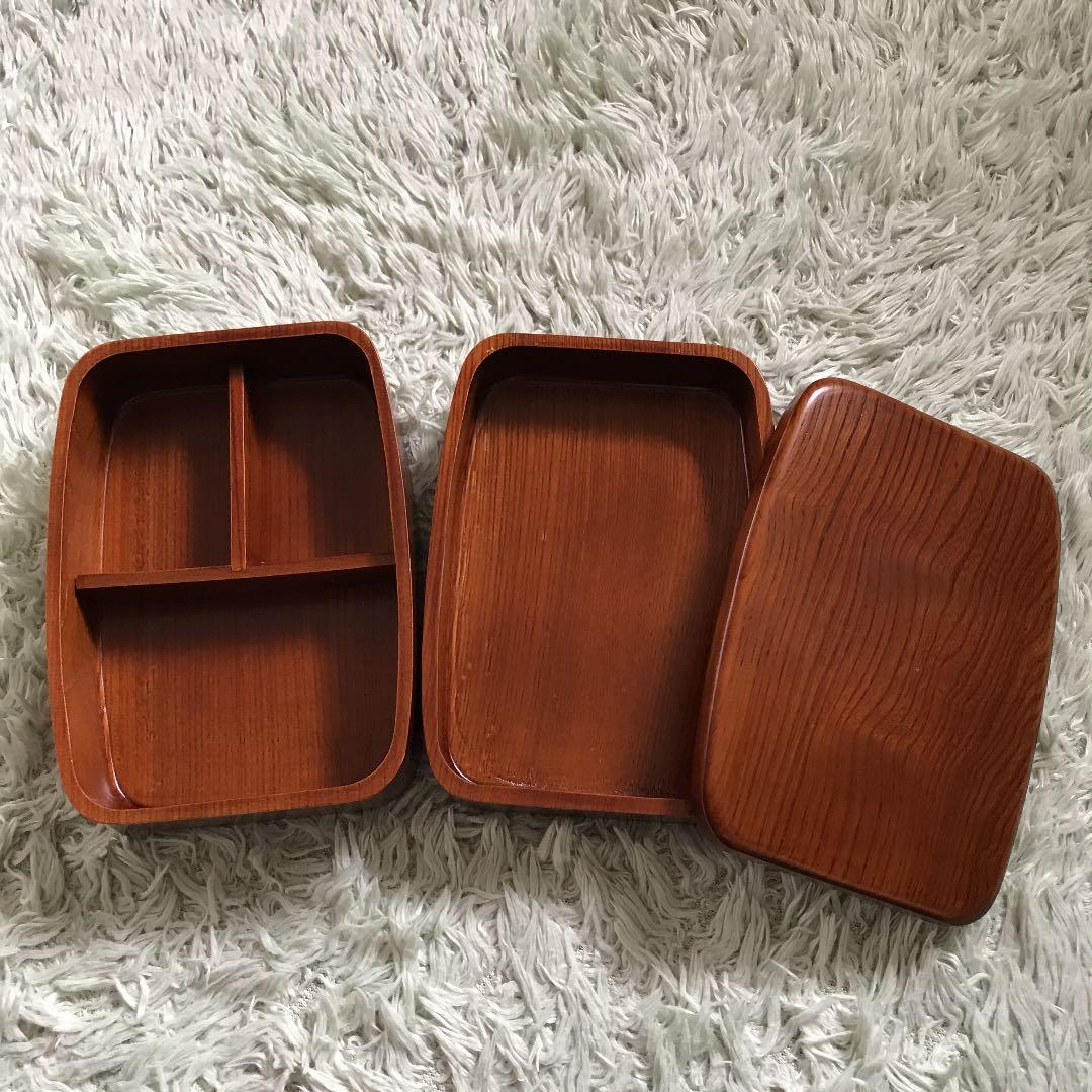 会津漆器　2段お弁当箱