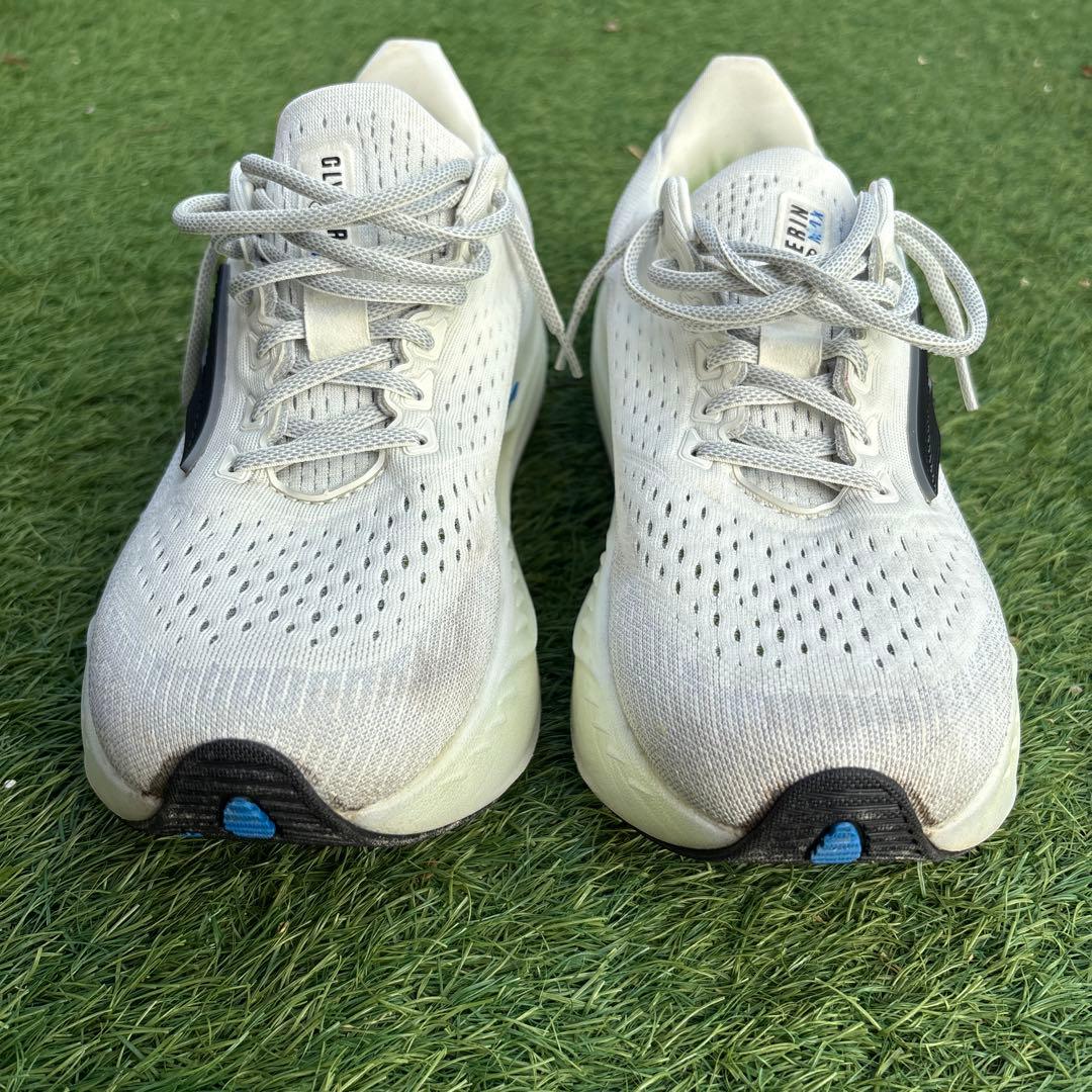 BROOKS GlycerinMax 27.0cm ホワイト/イエロー