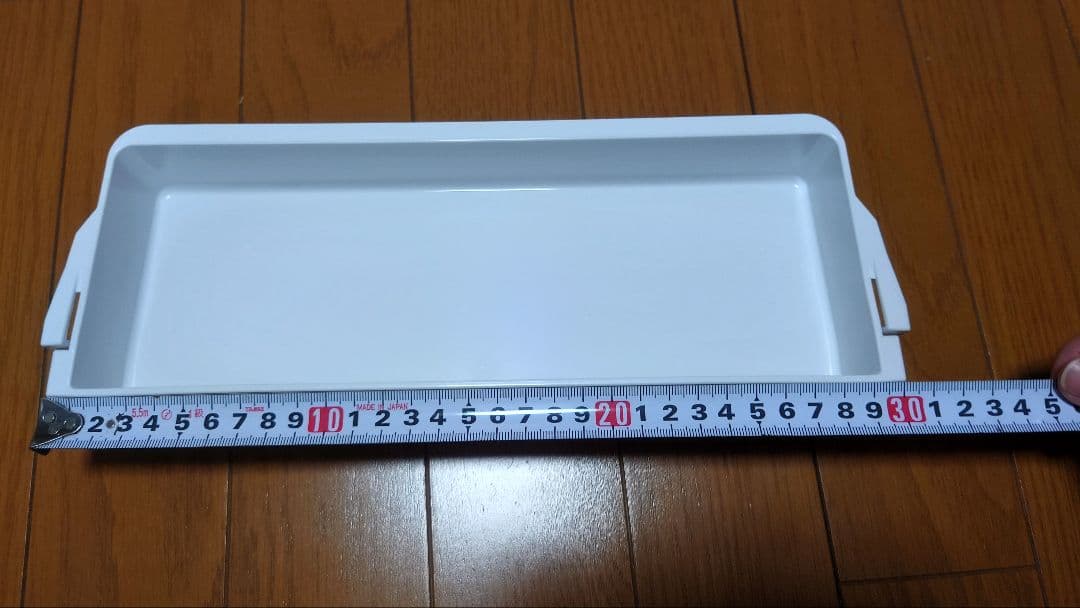 三面鏡トレイ、ティッシュ用ストッパー