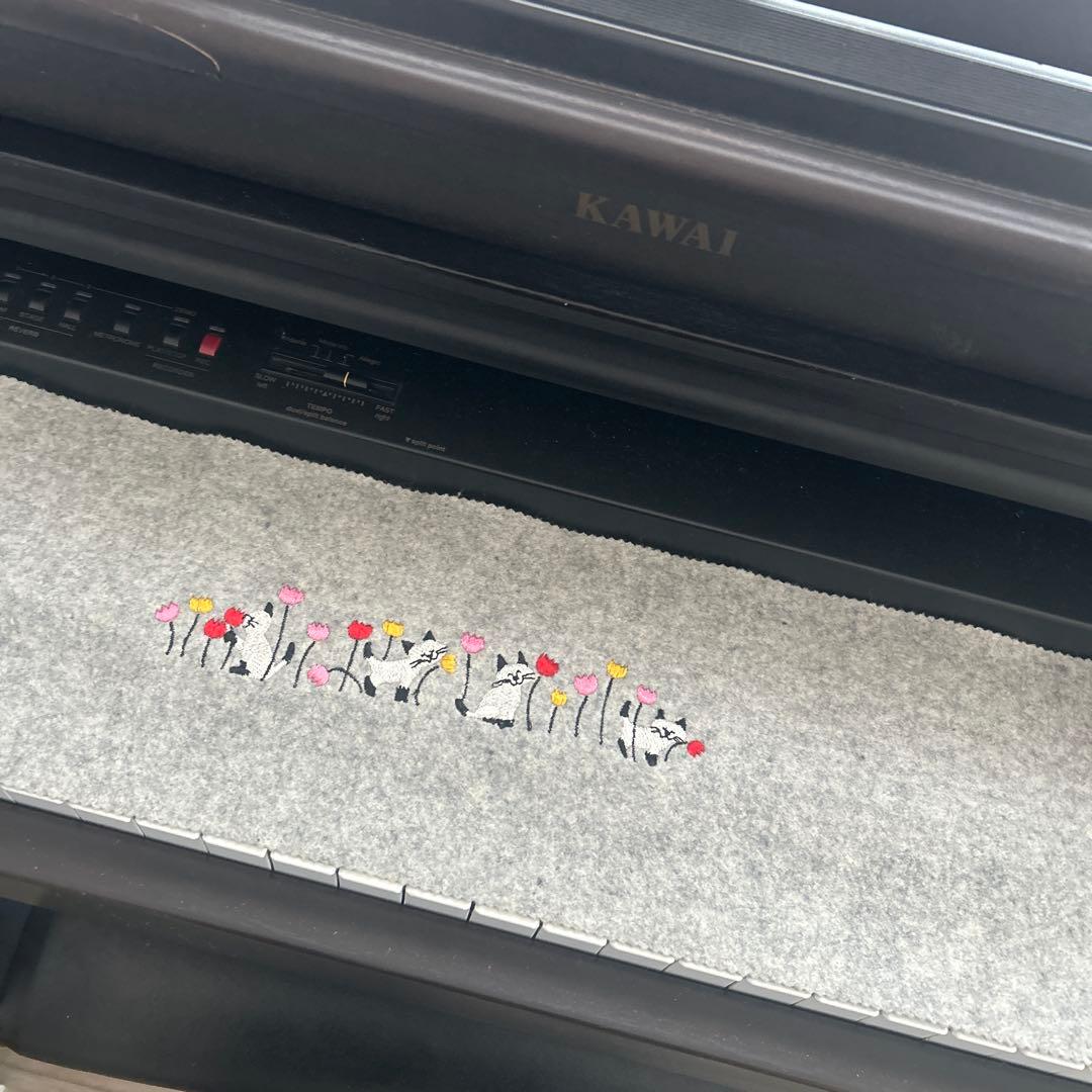 KAWAI 電子ピアノ 88鍵 黒色 鍵盤カバー付き
