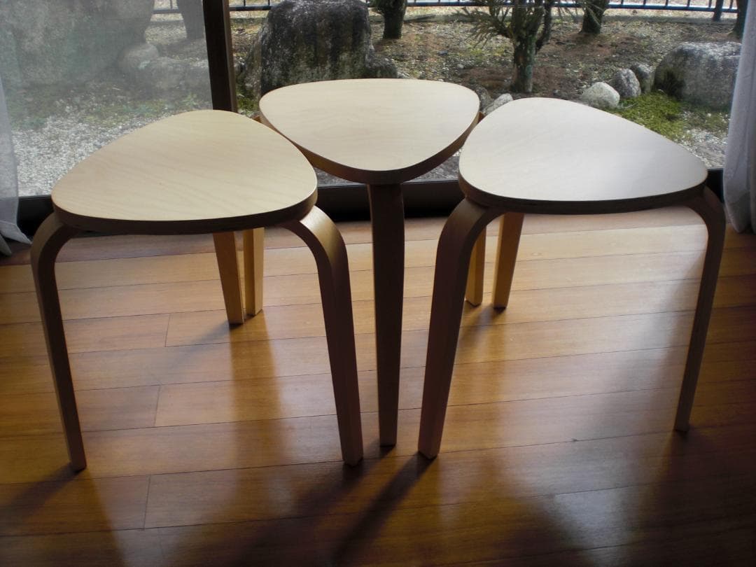 □□ ikea kyrre シルレ スツール 椅子美品 3脚セット □□