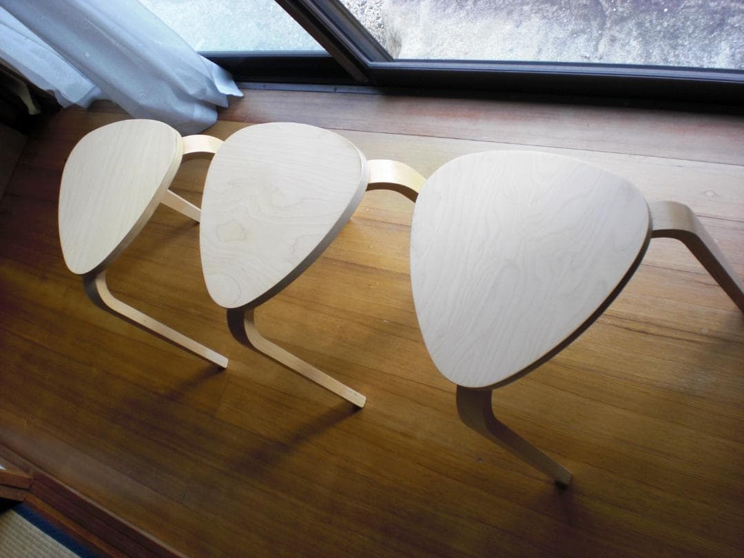 □□ ikea kyrre シルレ スツール 椅子美品 3脚セット □□