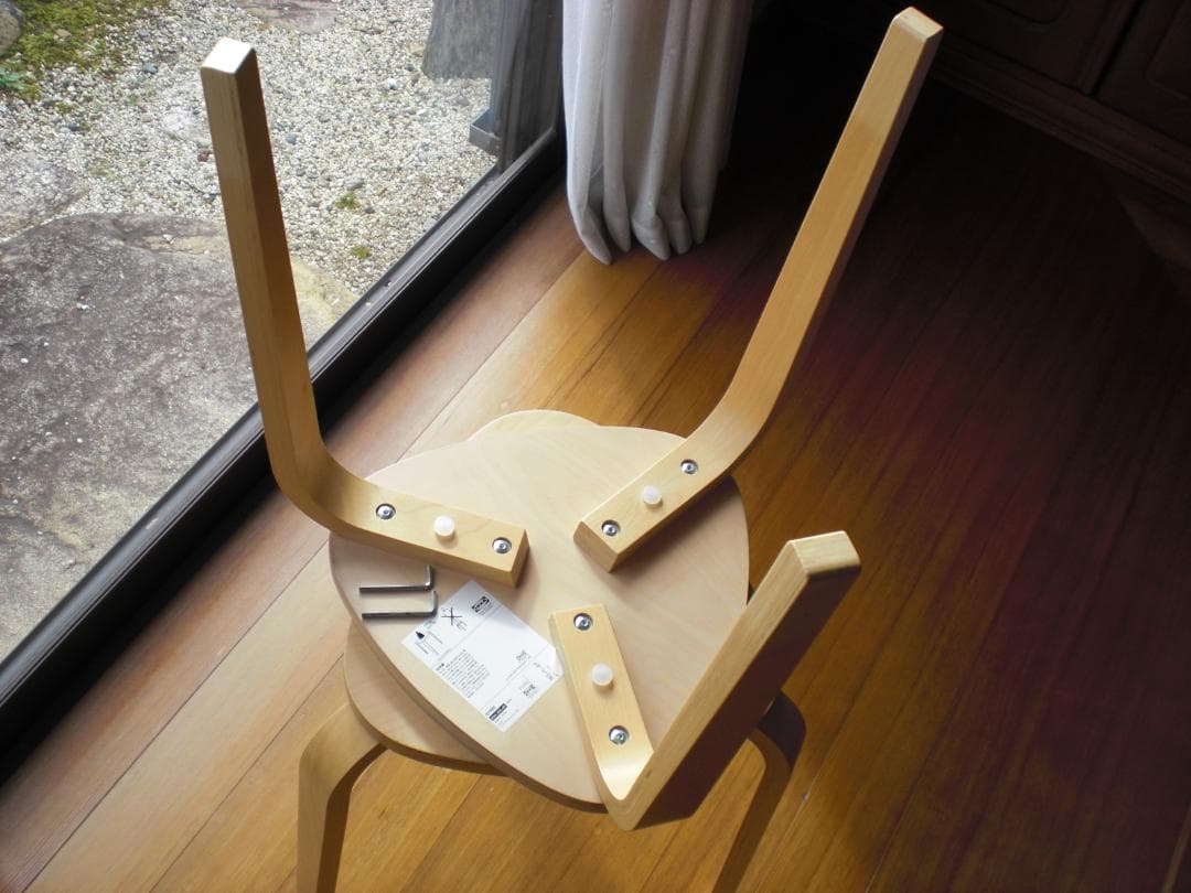 □□ ikea kyrre シルレ スツール 椅子美品 3脚セット □□