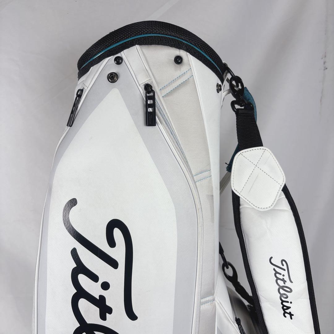 タイトリスト Titleist キャディバッグ ゴルフバッグ 5分割 ホワイト