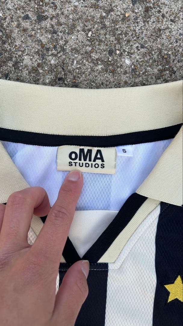 oMA studiosサッカーシャツ S 84