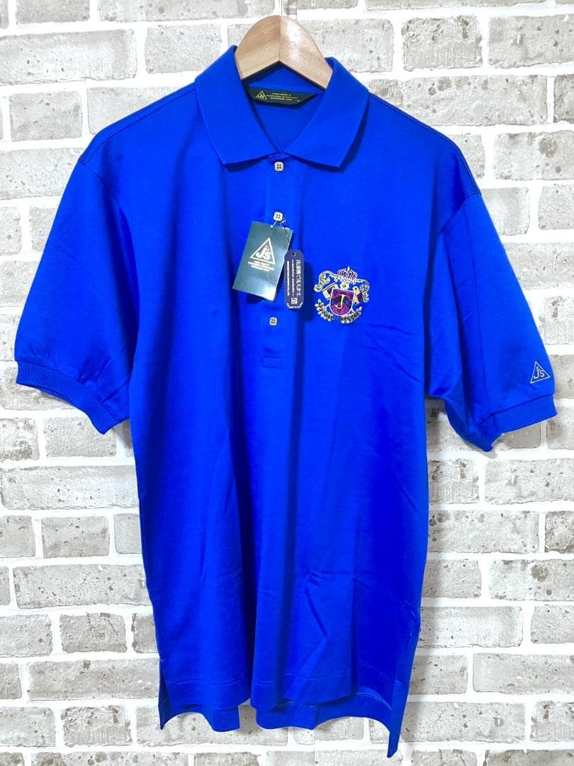【早い者勝ち‼️】新品 ジャンボ尾崎 メンズ ポロシャツ Mサイズ ブルー系 青