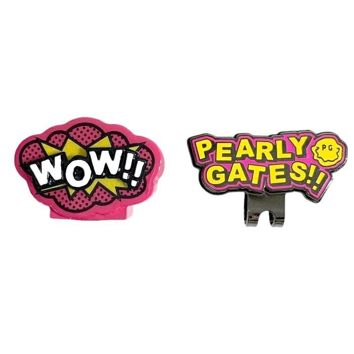 パーリーゲイツ ゴルフ 日本製 立体マーカー クリップ式マーカー 2点セット