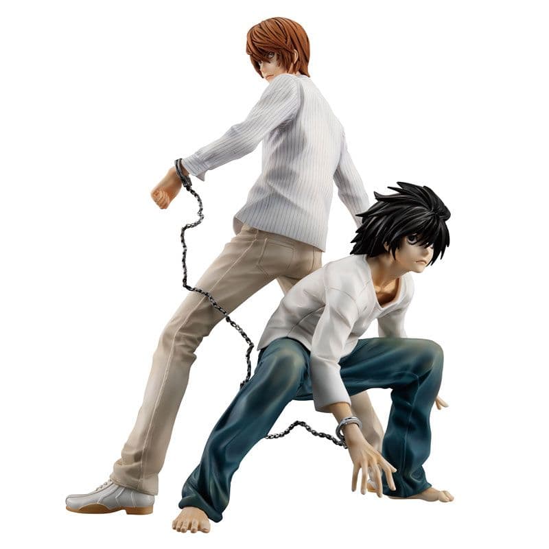 G.E.M.シリーズ　DEATH NOTE　夜神月＆L　フィギュア　デスノート