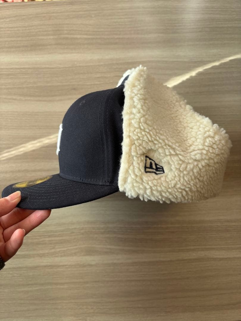 NEW ERA 59FIFTY フライトキャップ 耳当て付 7 3/8 限定品