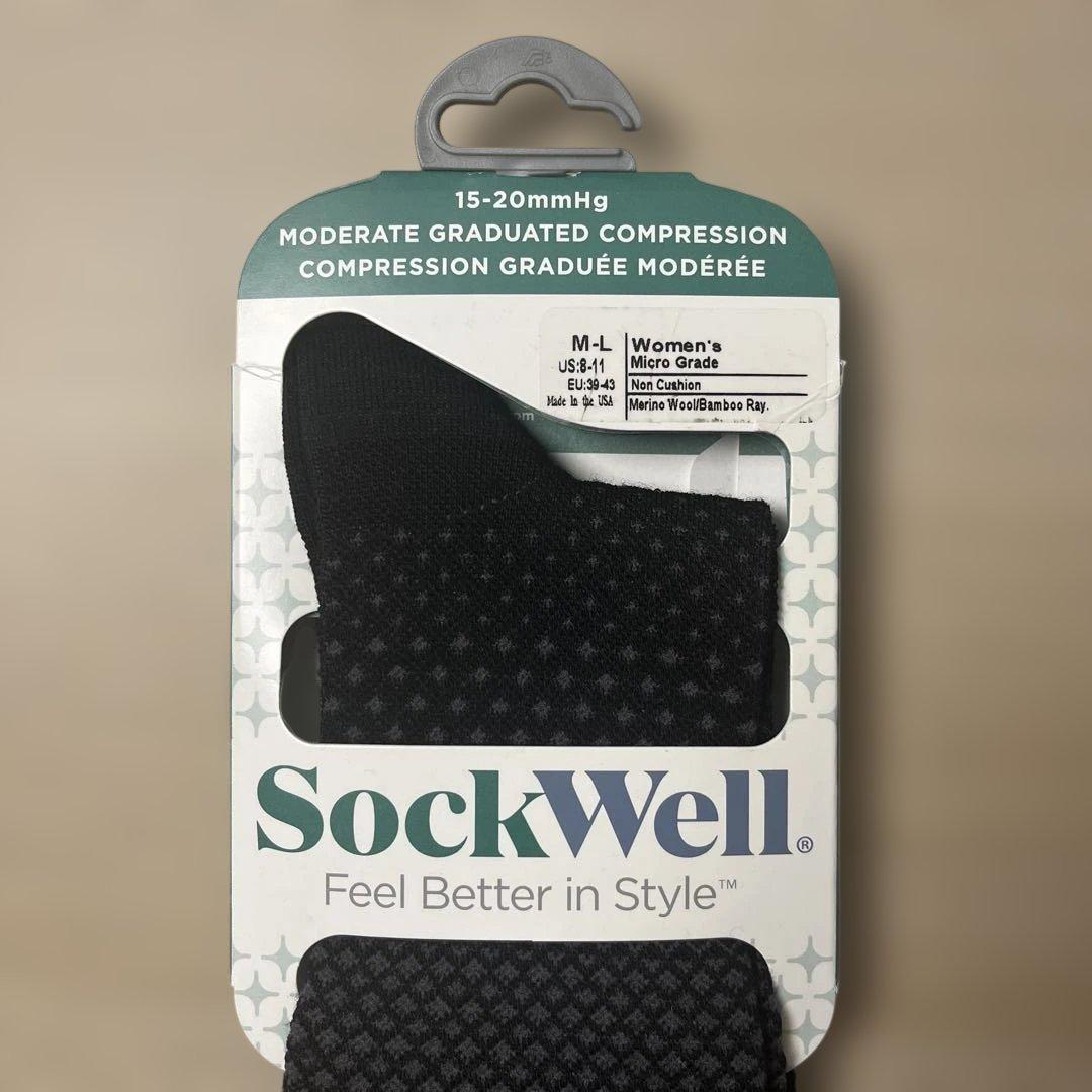 SockWell 着圧ハイソックス／ブラック／M-L