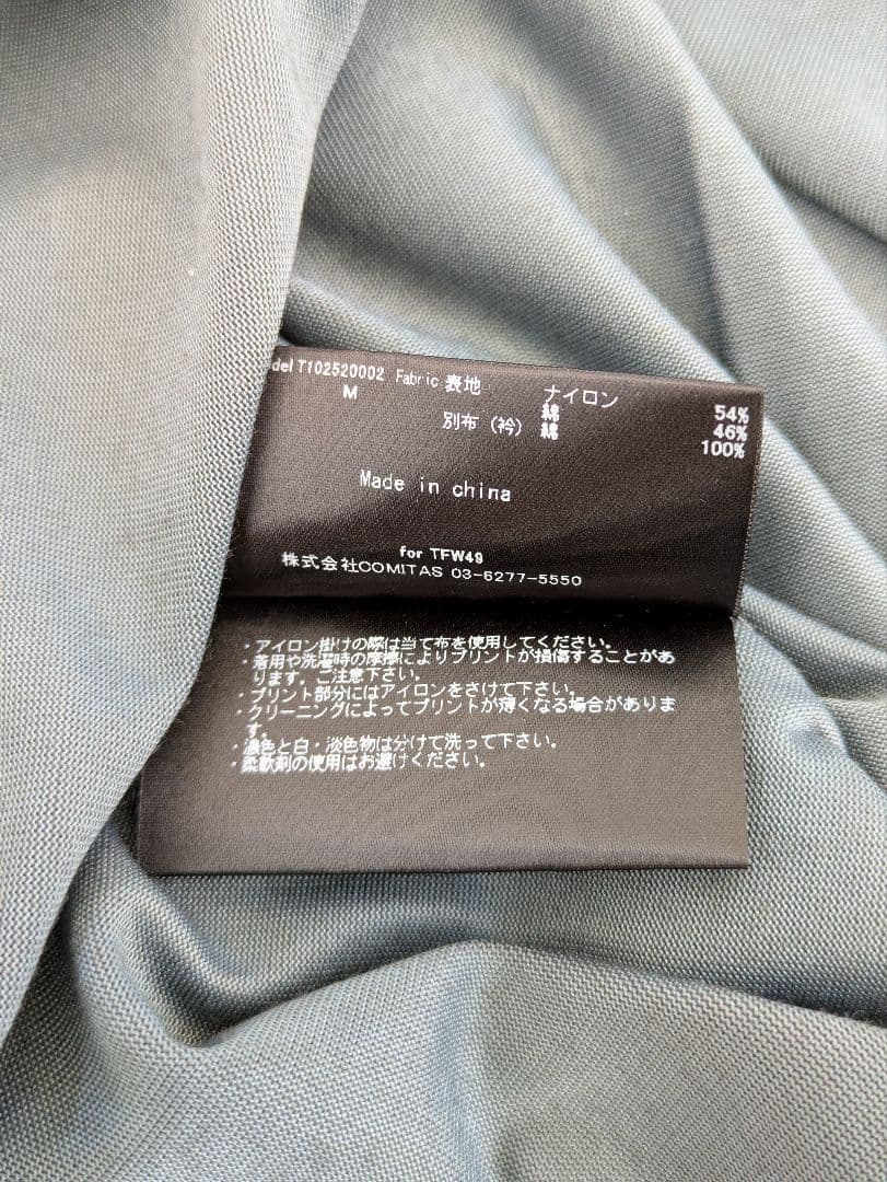 【新品】TFW49／メンズ ゴルフ ハーフ モックネック Tシャツ