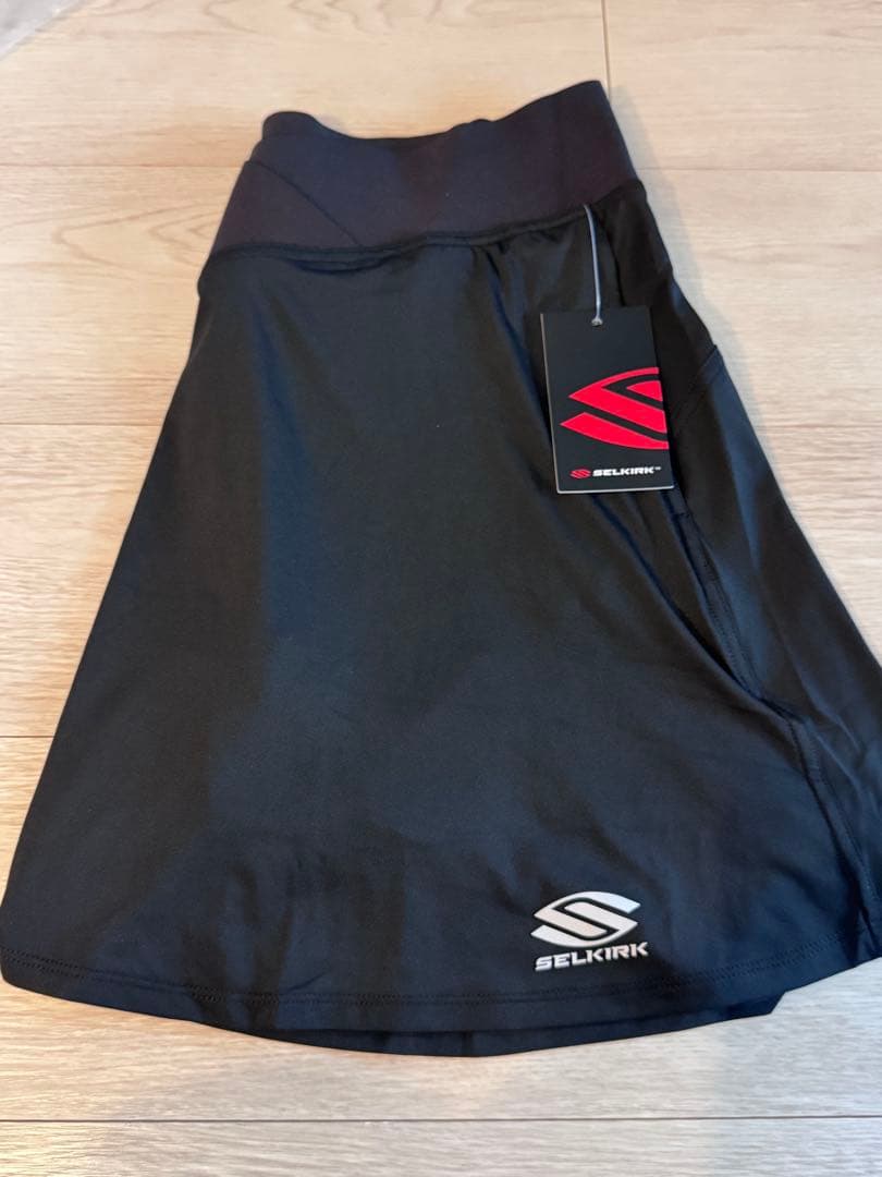 ピックルボール セルカーク スコートSELKIRK Skort ブラック L