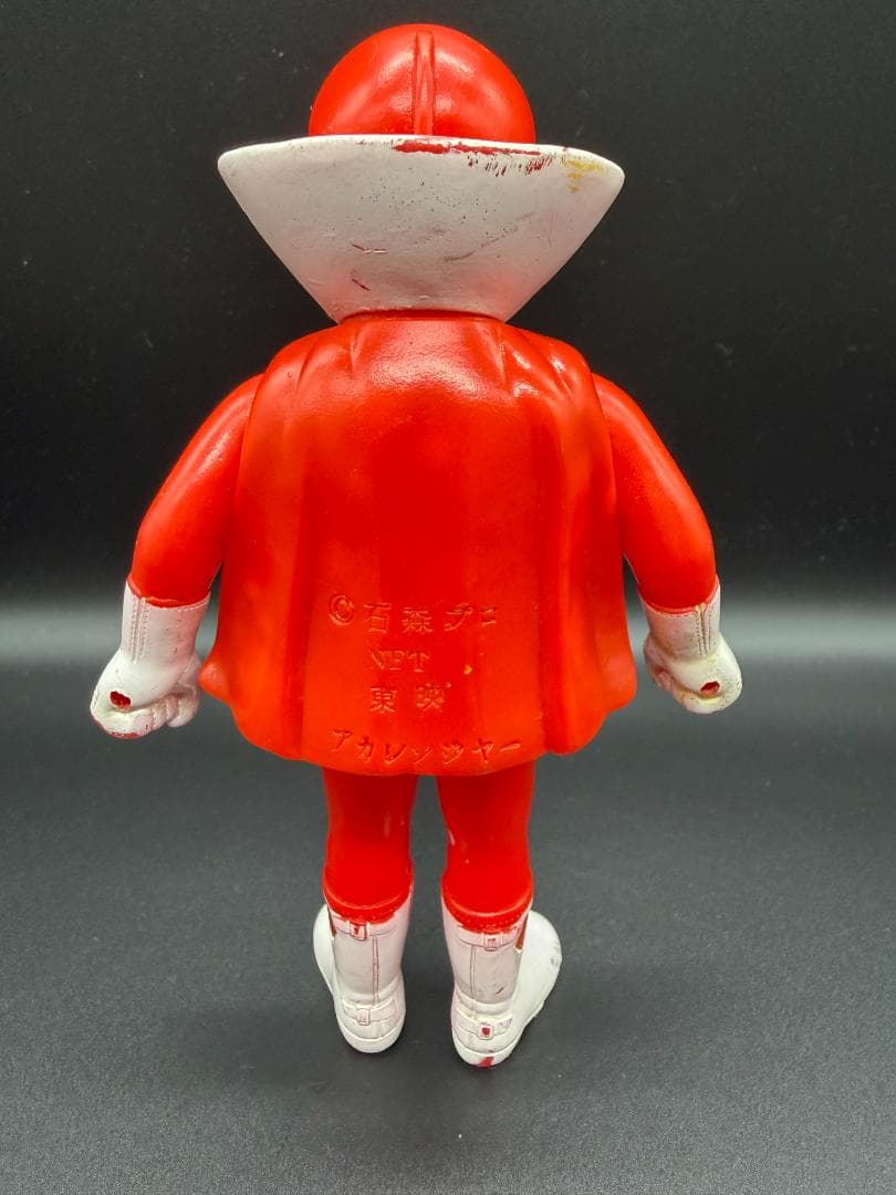 当時物 美品 ポピー アカレンジャー ソフビ 昭和レトロ ゴレンジャー 石森プロ